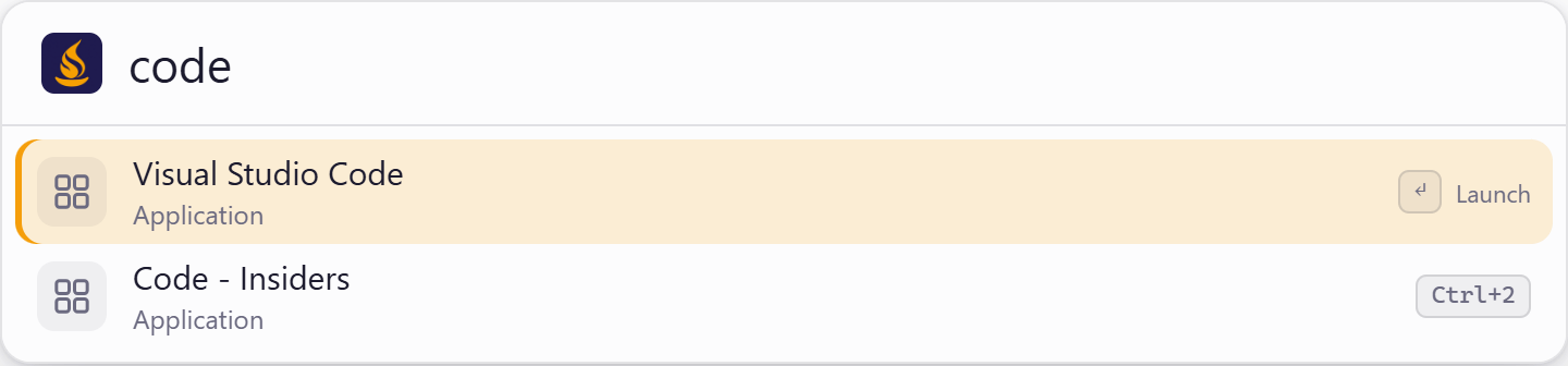 Sevak's search bar in the light theme.