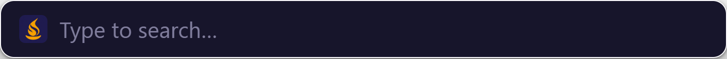 An empty Sevak search bar, ready for input